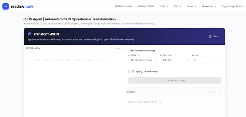 Readme.now screenshot 2