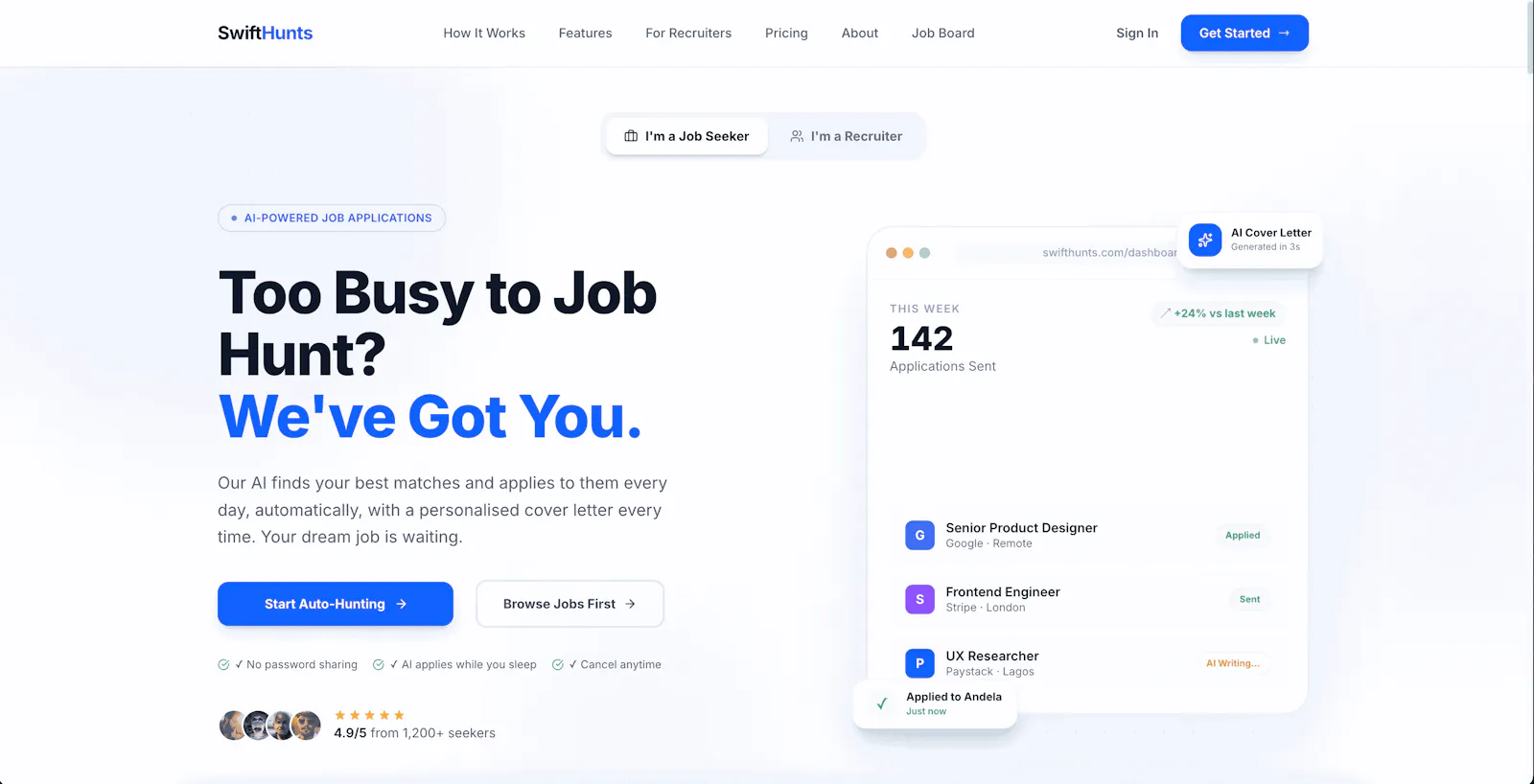 SwiftHunt screenshot 1