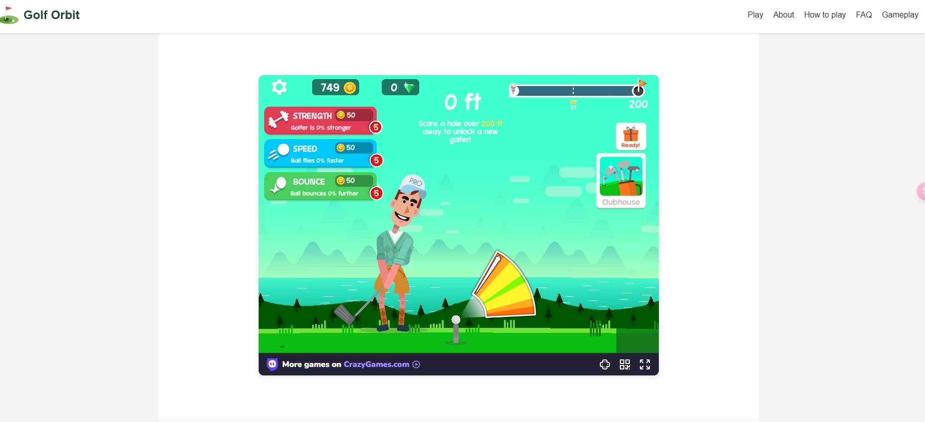 Golfbaan - Een gouden simulatiespel waar je de lucht kunt breken media 3