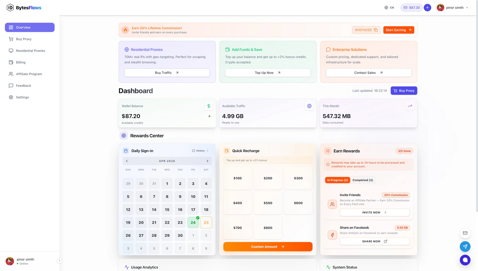 BytesFlows screenshot 2