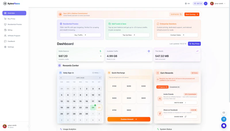 BytesFlows screenshot 2