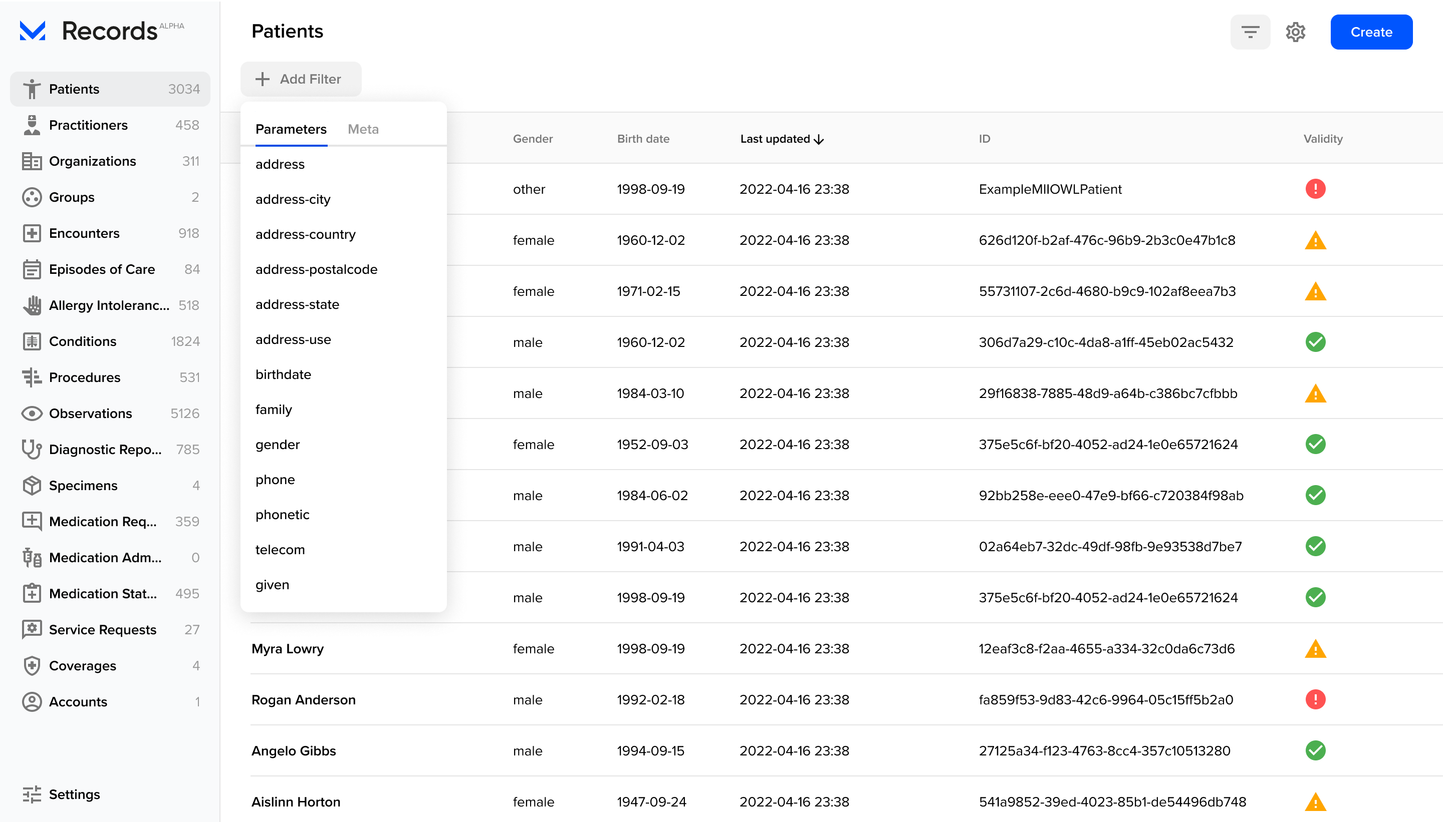 บันทึกทางการแพทย์ - เบราว์เซอร์และบรรณาธิการ FHIR แบบเรียลไทม์ media 2