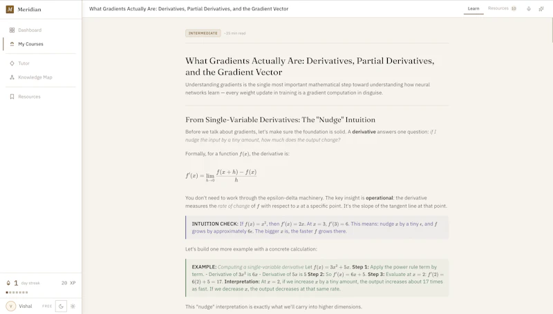 Meridian Learn screenshot 7