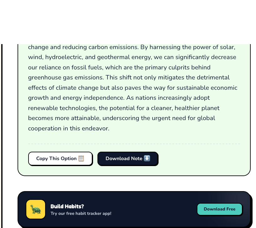Ai paragraph generator  - Screenshot 2 showing product features and functionality