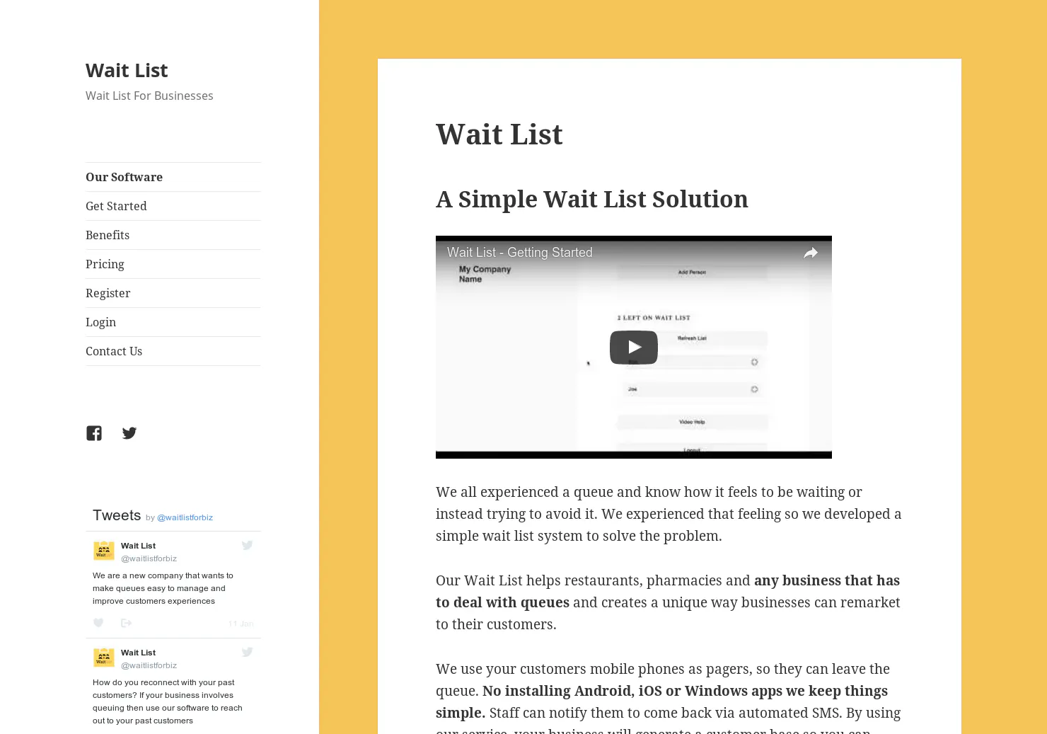 Waitlist