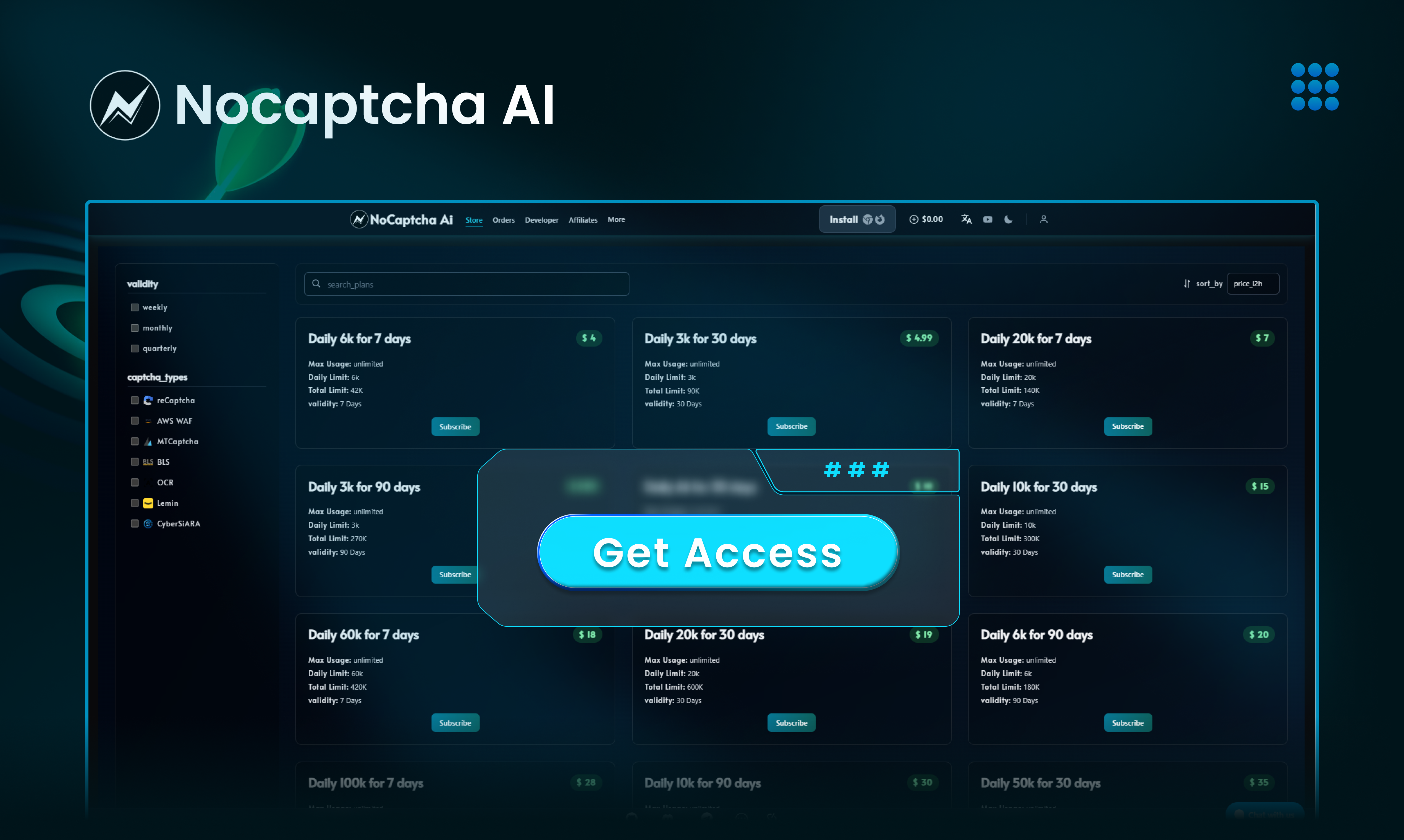 NoCaptchaAI:  AI-Powered Captcha Solver gallery image