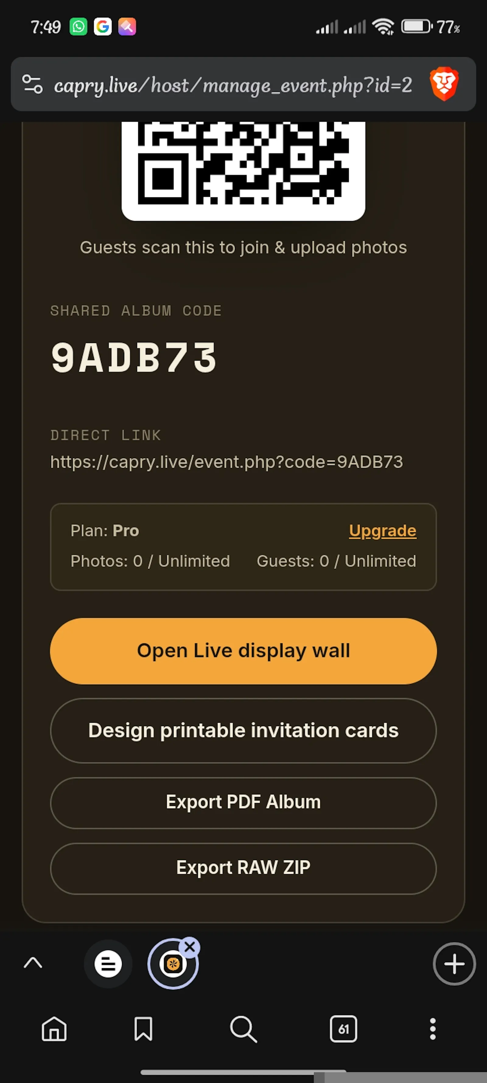 capry.live screenshot 4
