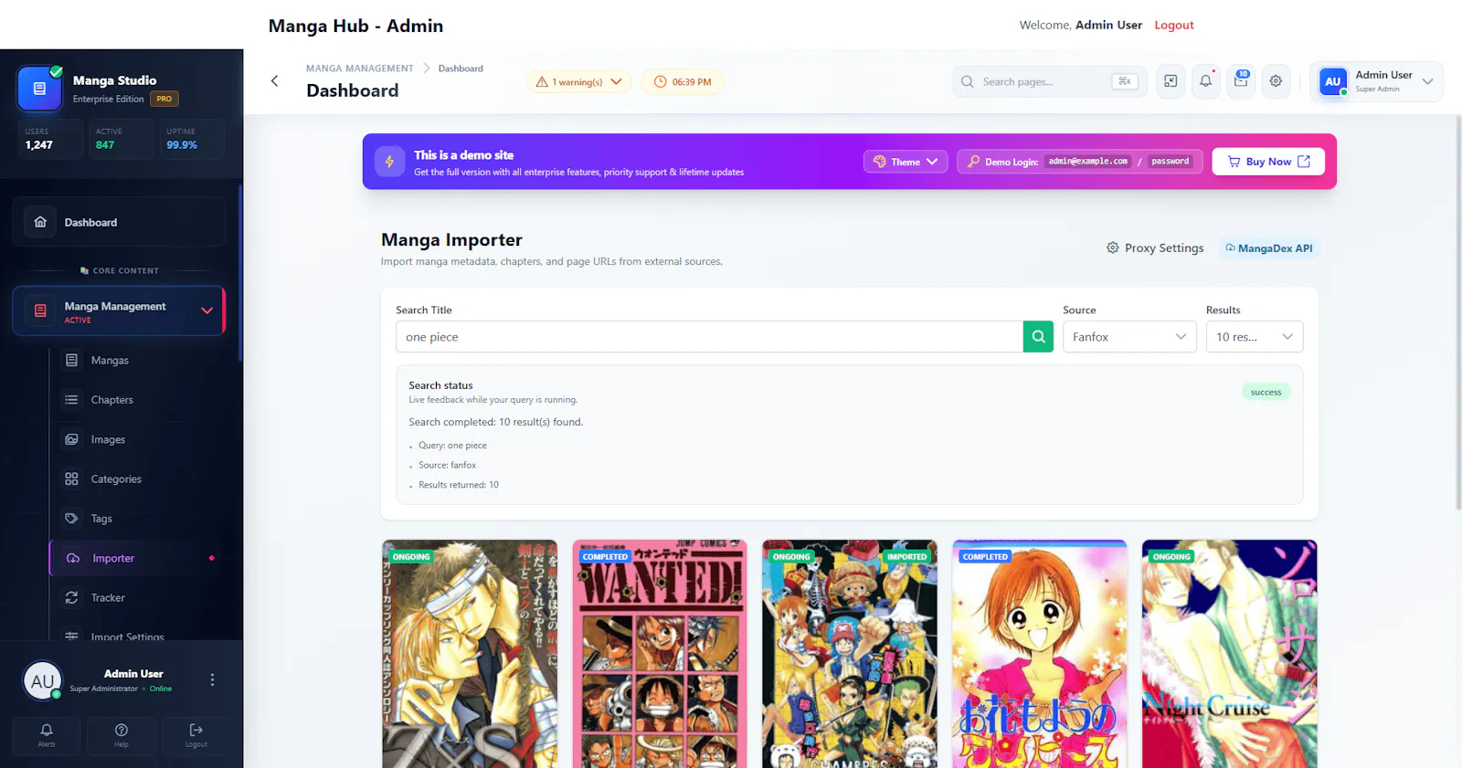 MangaReader Pro screenshot 4