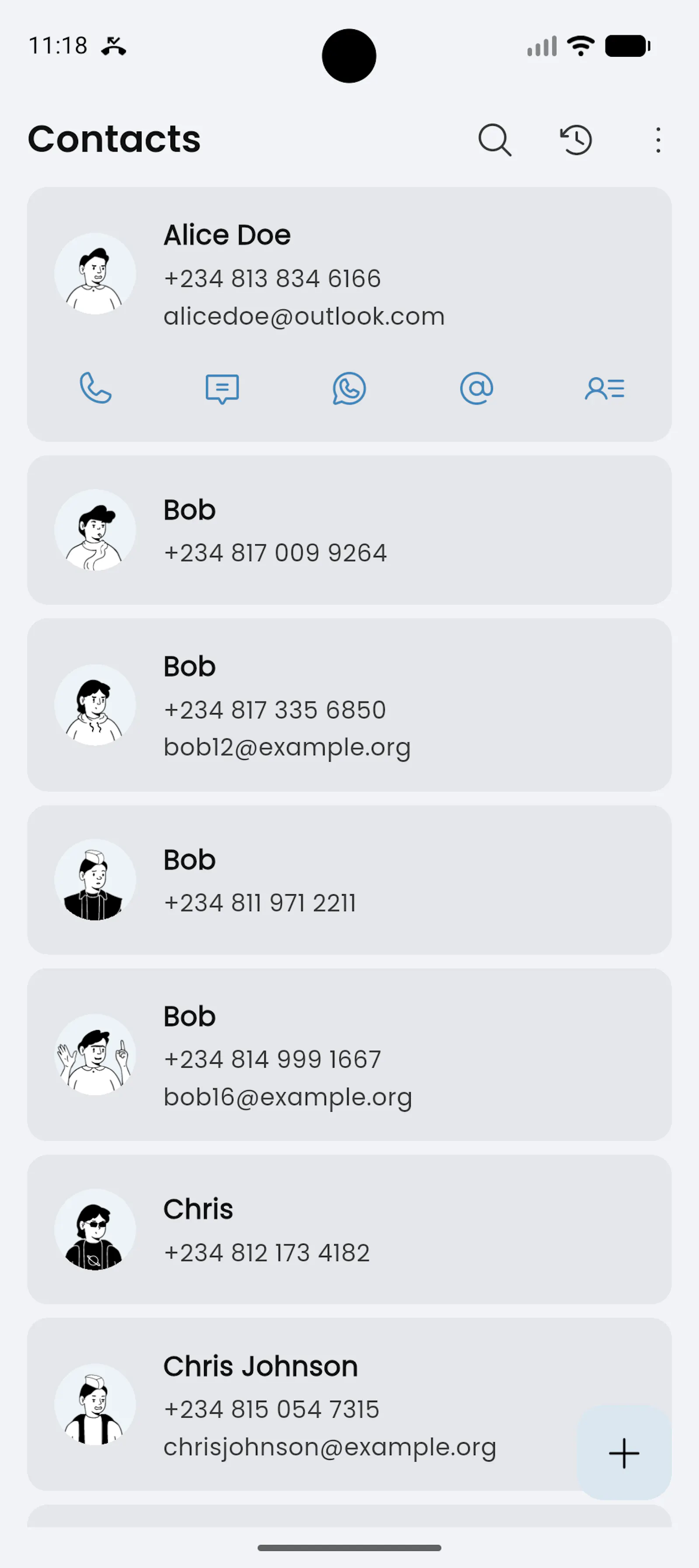 Recontact: Private Address Book screenshot 3