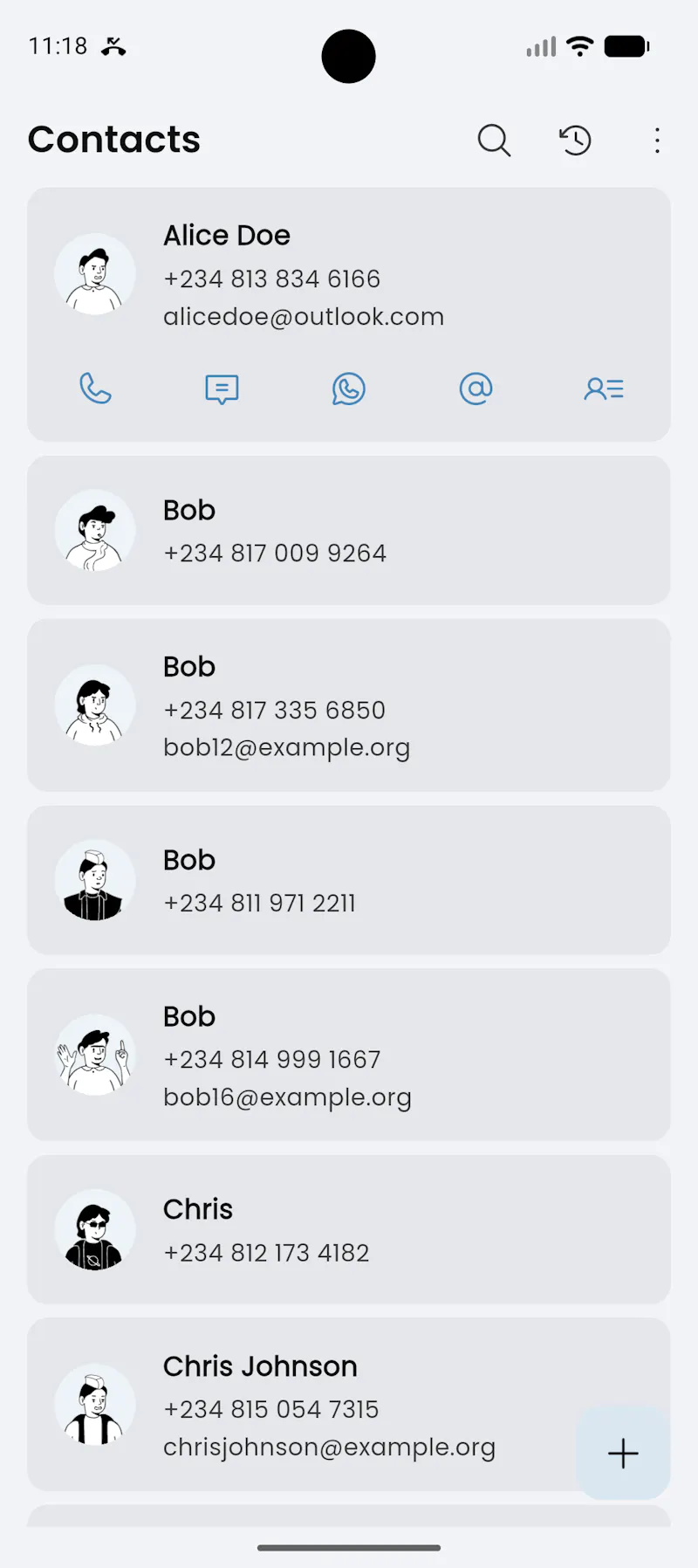 Recontact: Private Address Book screenshot 3