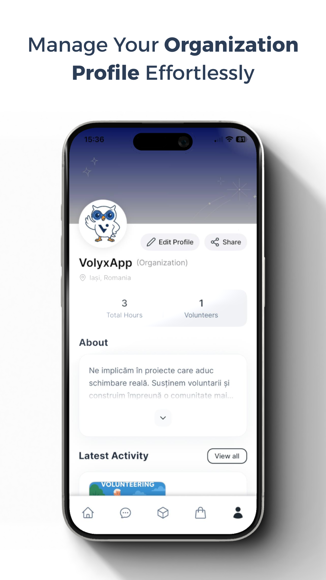 Volyx - Screenshot 5 showing product features and functionality