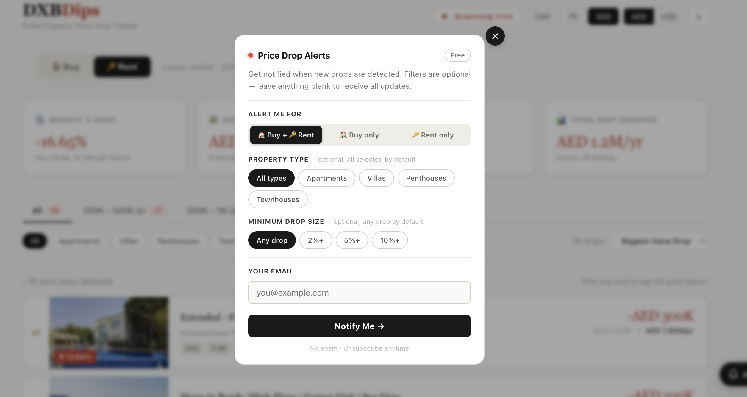 DXB Dips - Screenshot 3 showing product features and functionality