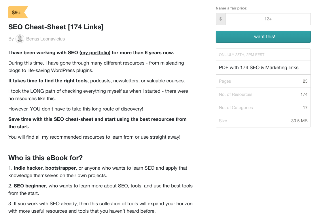 SEO Cheat-Sheet [174 Links] gallery image