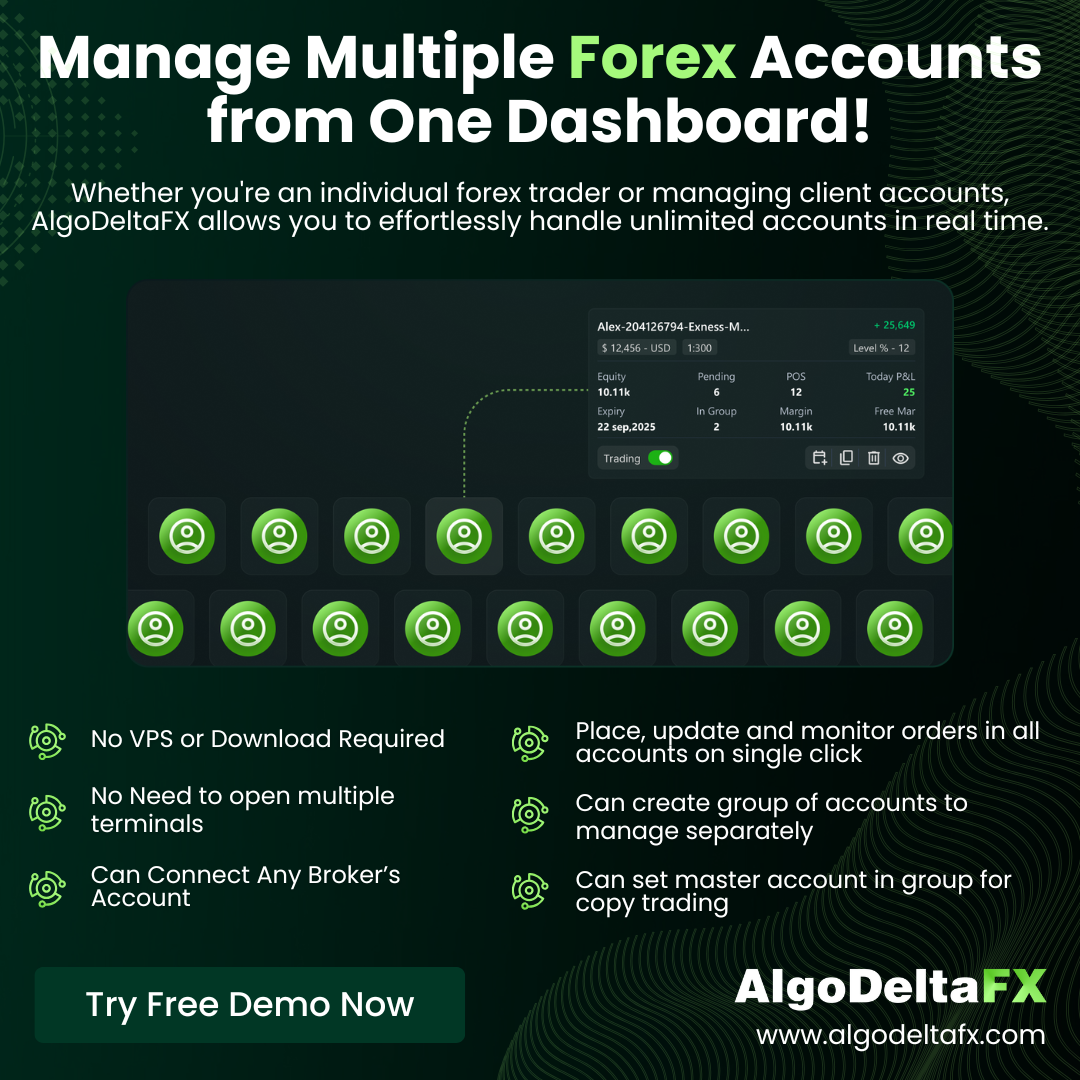 Algodeltafx-Çapraz Broker Kopya Ticareti - Master-Çocuk Ticaret Kopyalama.Herhangi bir komisyoncu.VPS yok, indirme yok. medya 4