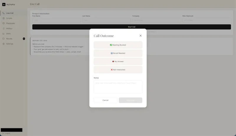 MyDialPal  screenshot 2