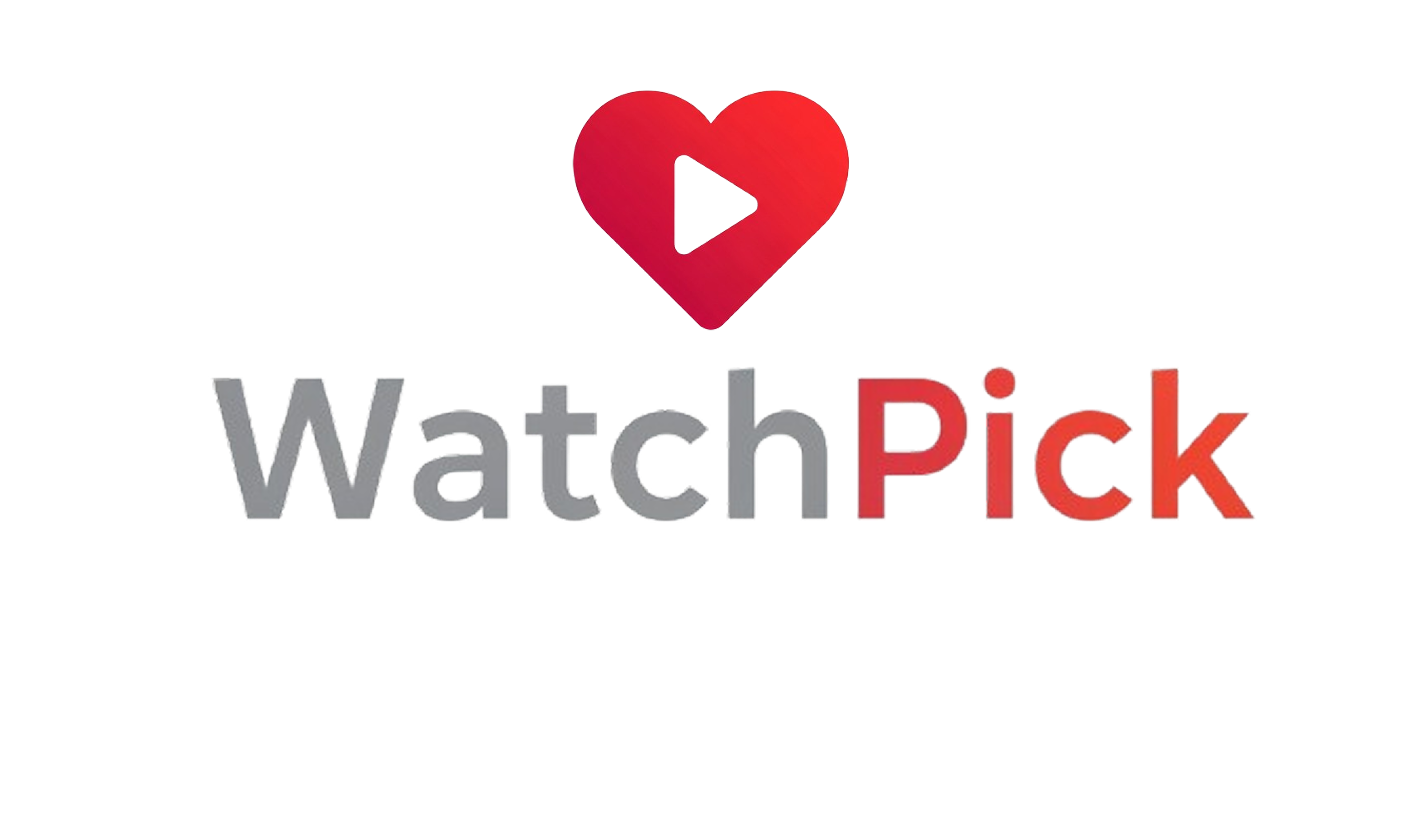 WatchPick — Tinder for movies/shows - Product Hunt launch logo and brand identity