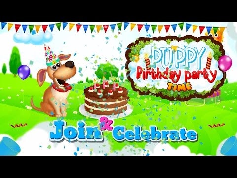 Puppy Birthday Party Time