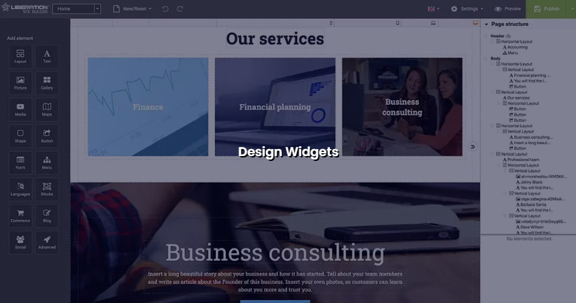 Liberation Site Builder | - Site Builder |Drag-and-Drop Website Builder media 5