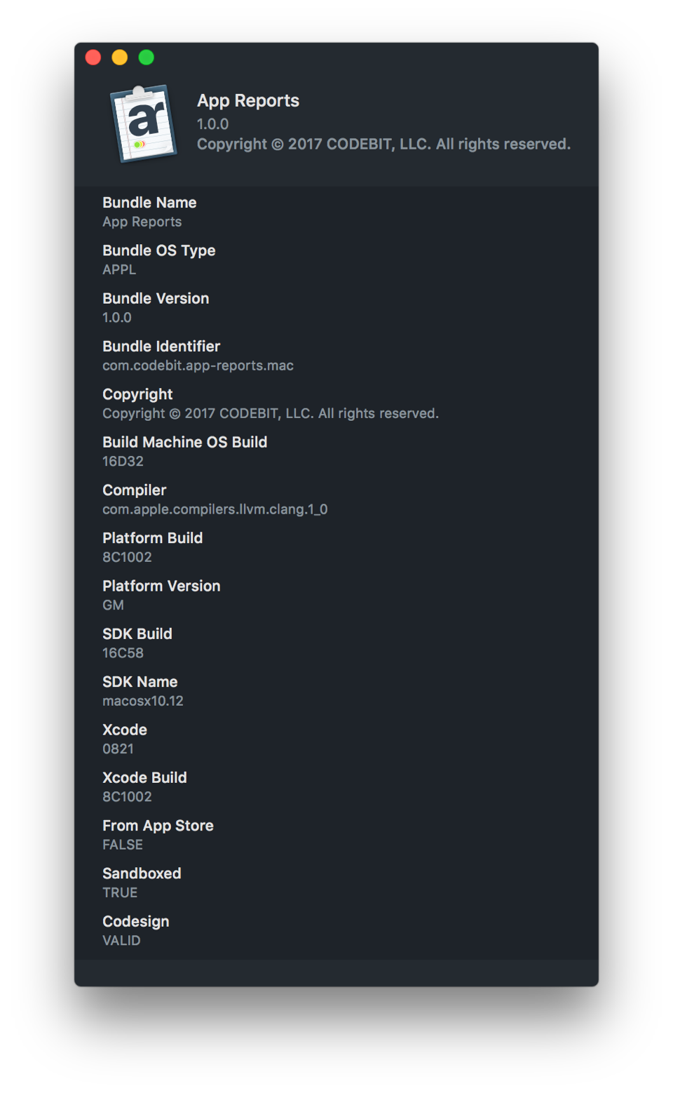 App Reports gallery image