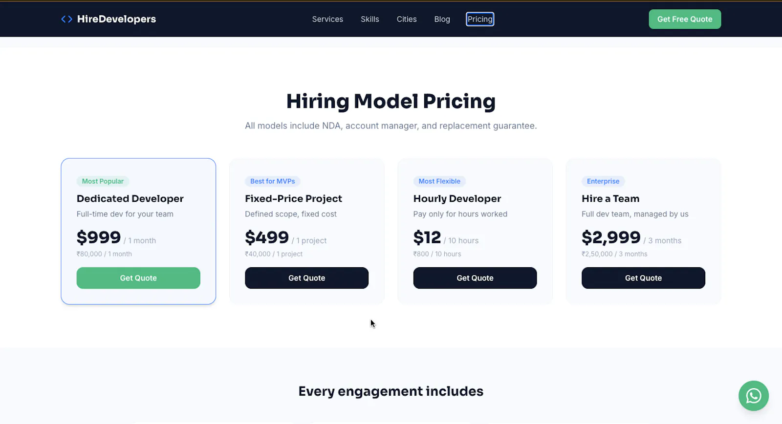 HireDevelopers screenshot 2