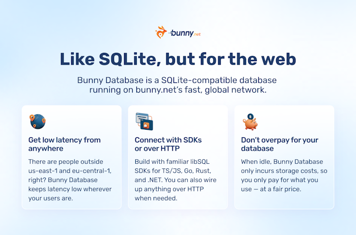 Bunny Database产品图