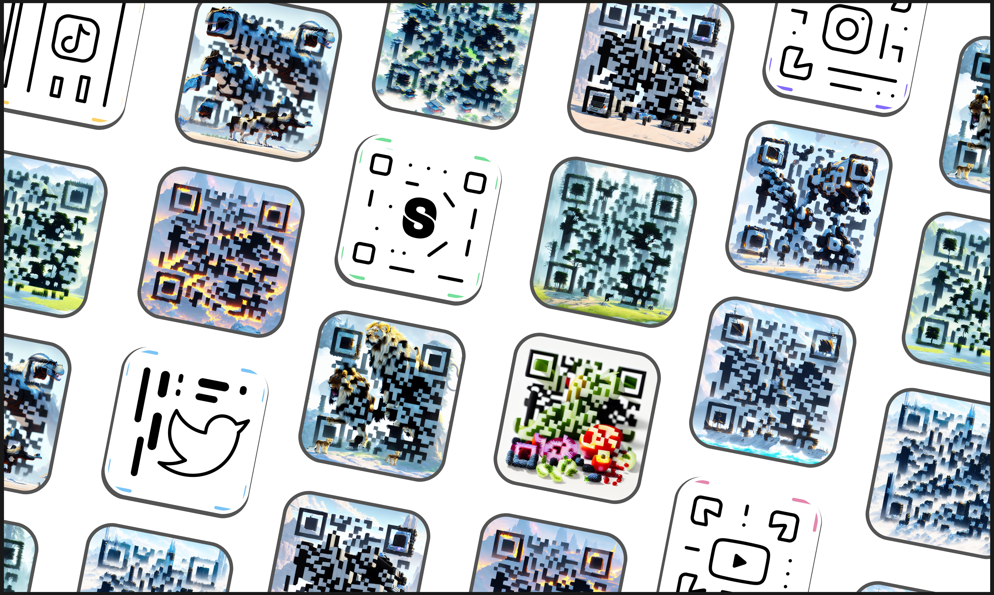 Mídia 4 de QR generativo por Stockimg AI