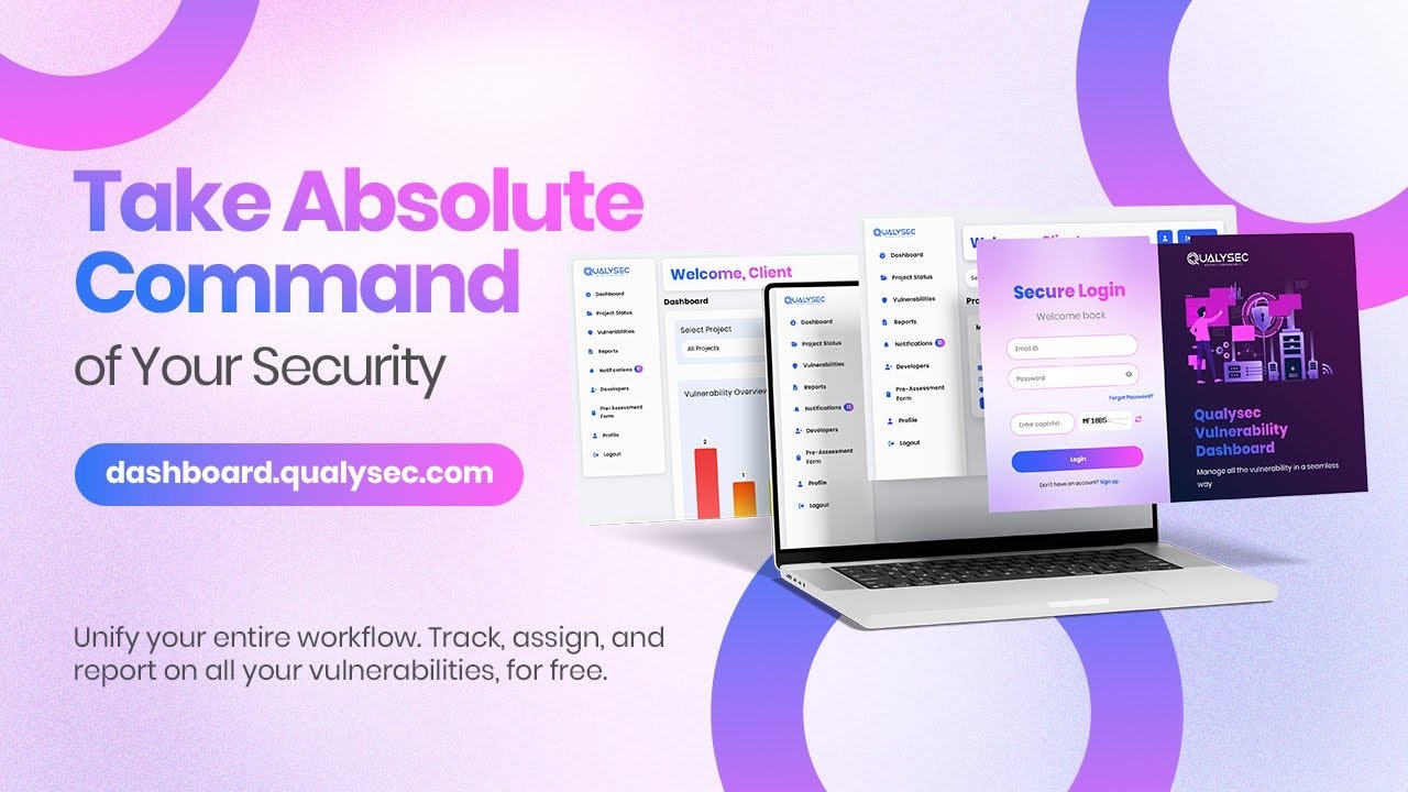 Qualysec Vulnerability Dashboard gallery image