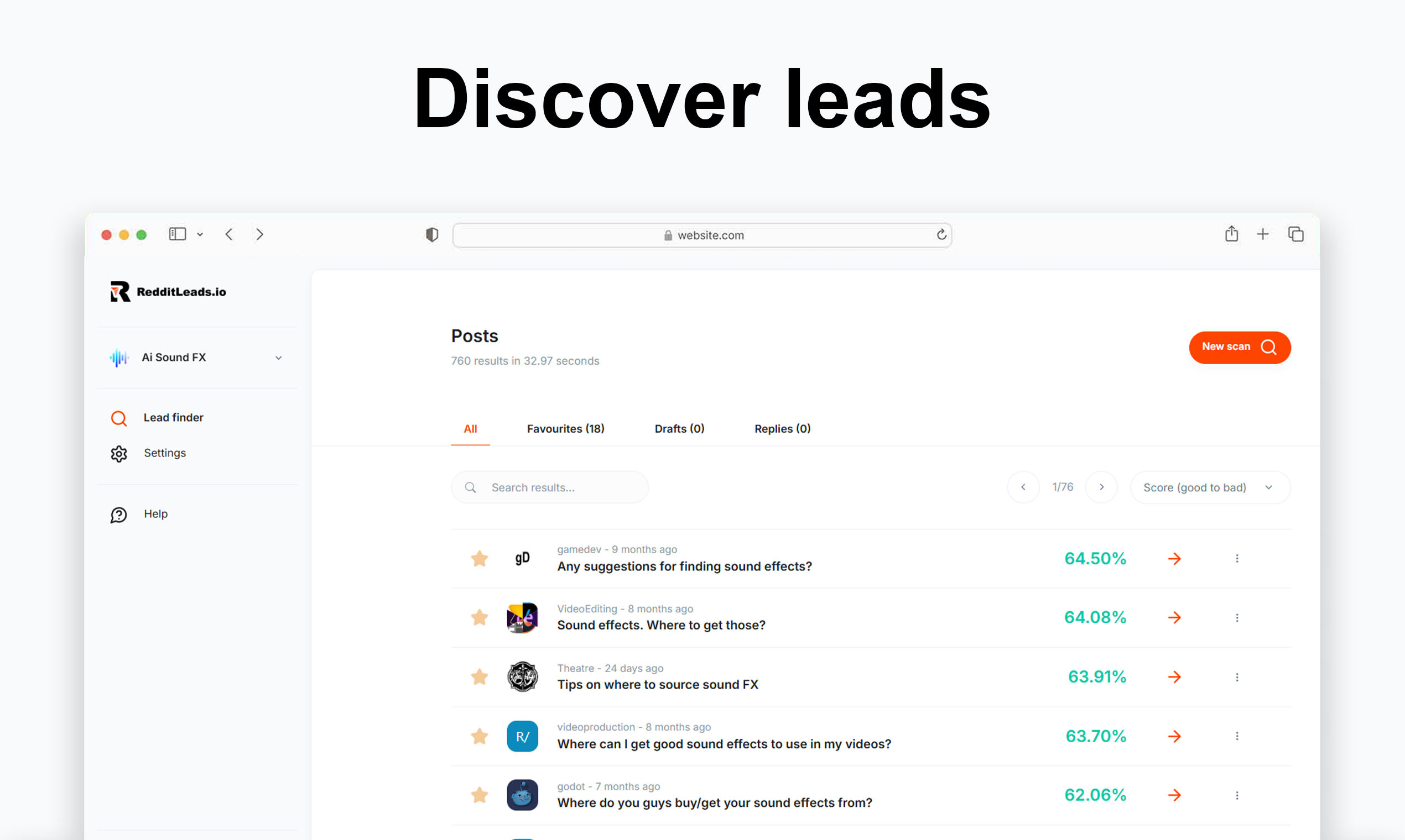 RedditLeads.io gallery image