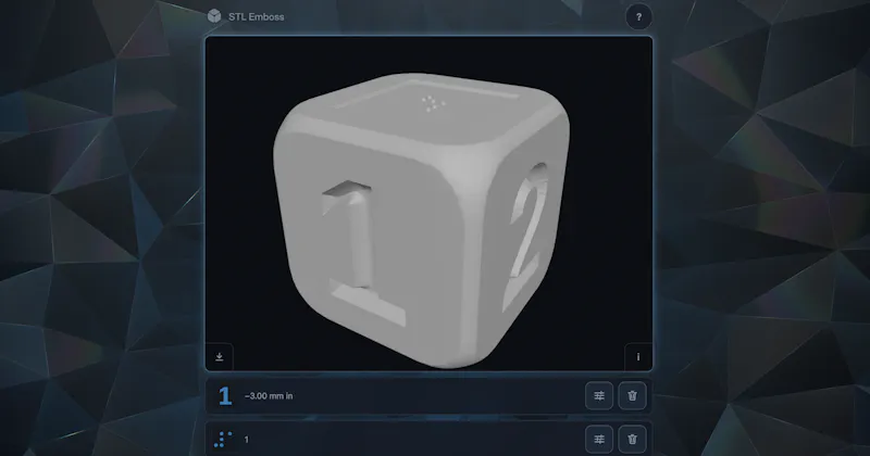 STL Emboss screenshot 3