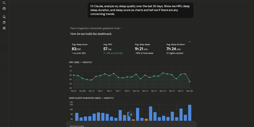 Pace:利用 Claude 以自然語言分析您的健康數據