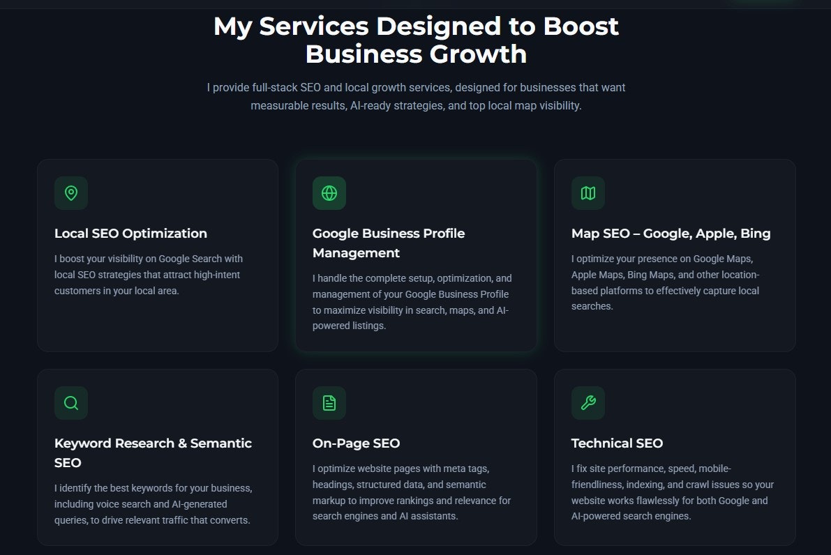 Best Local SEO Services World Wide - Screenshot 5 showing product features and functionality