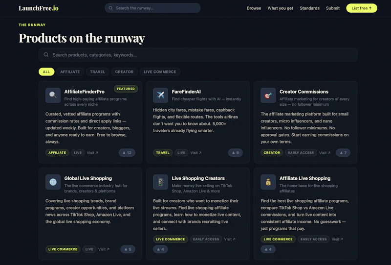 LaunchFree.io screenshot 3