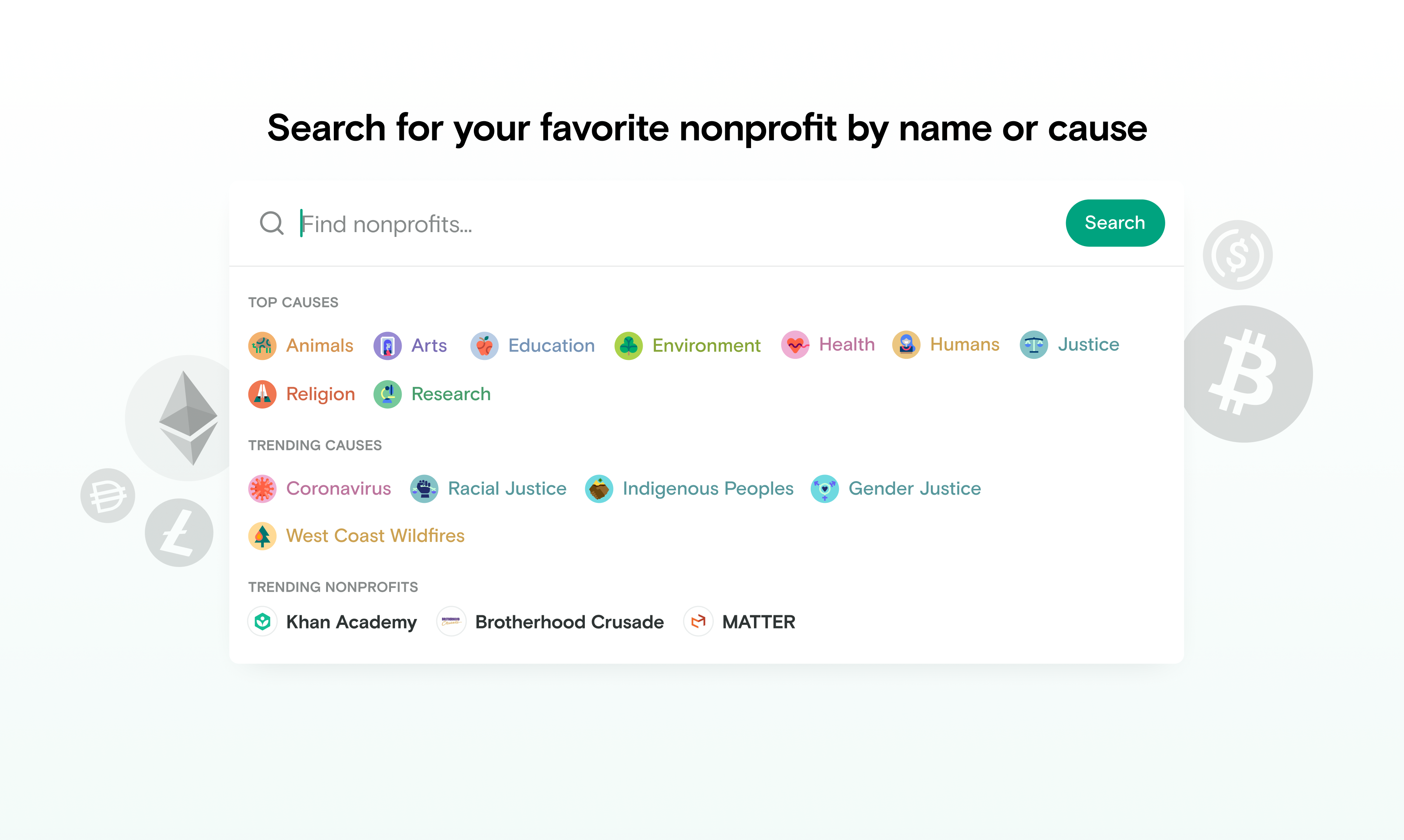 Every.org Donate Crypto gallery image