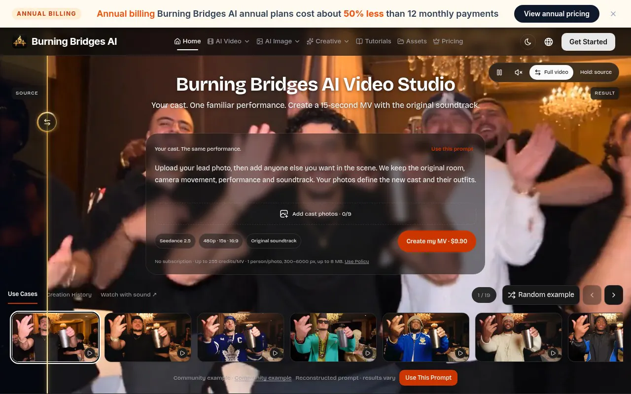 Burning Bridges AI gallery image