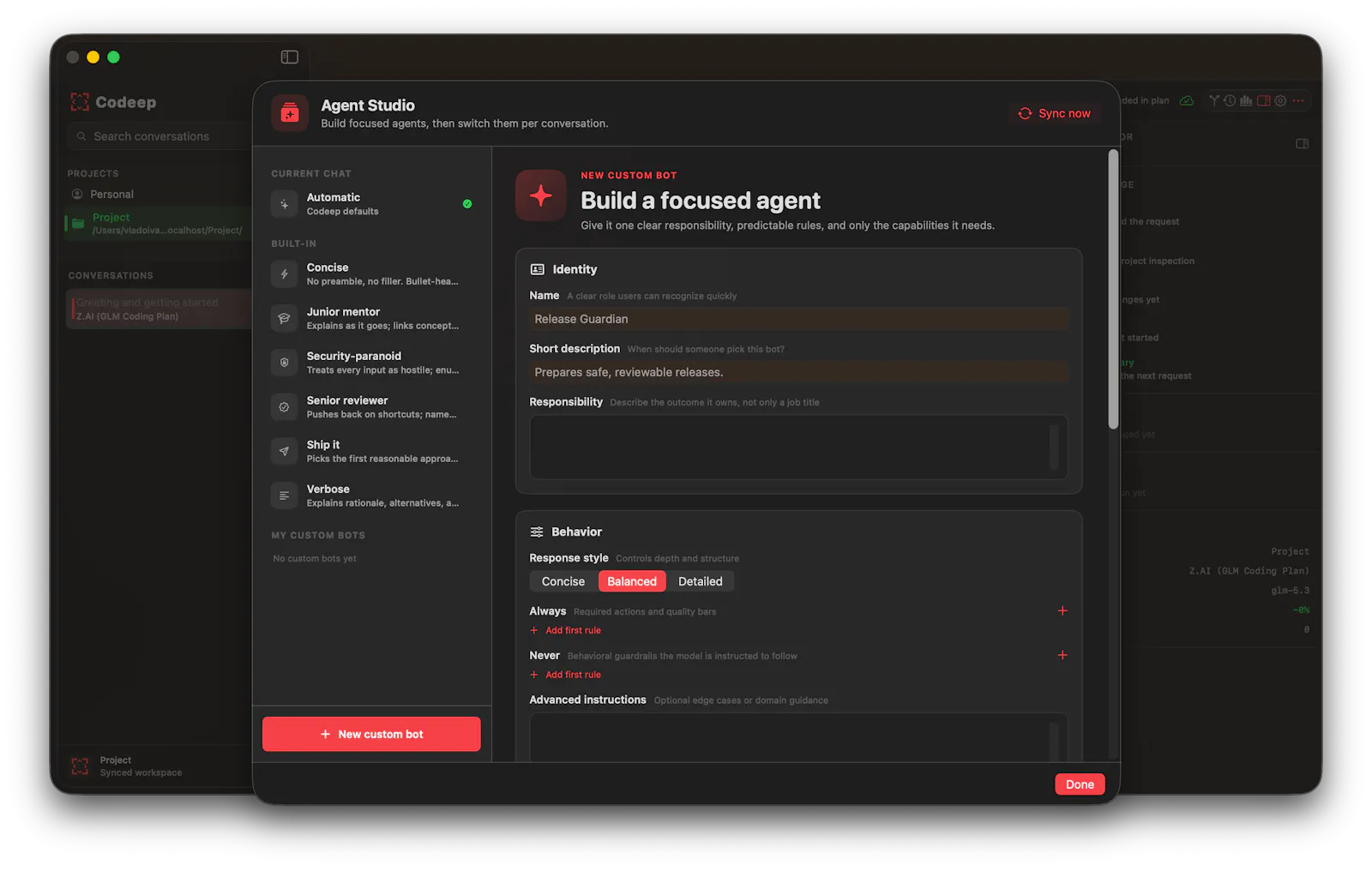 Codeep 3.0 screenshot 5