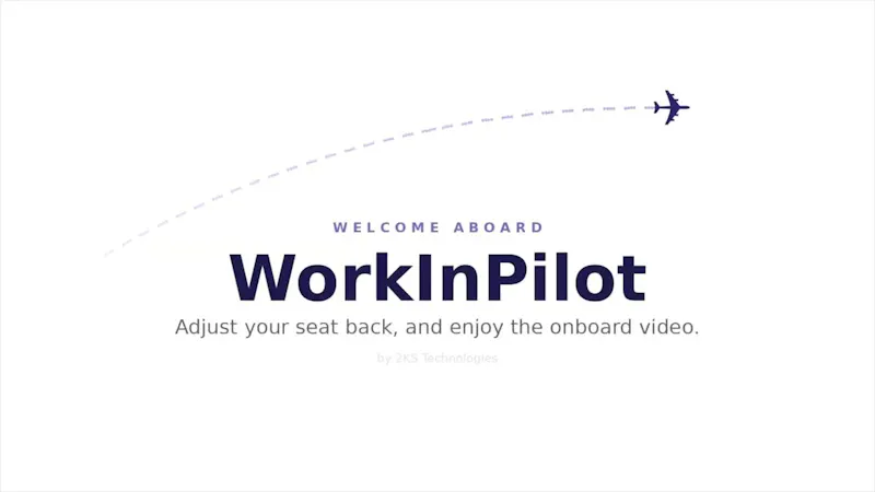WorkInPilot FlightPlan screenshot 1 (video preview)
