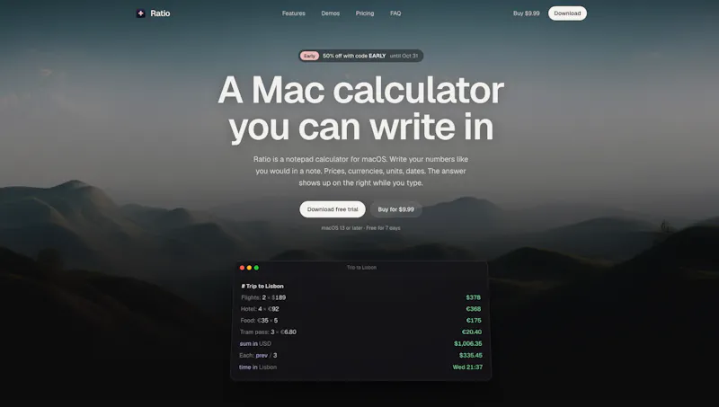 Ratio screenshot 1