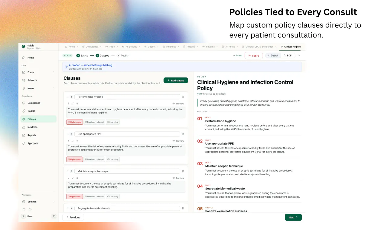 Salvia - continuous clinical compliance gallery image