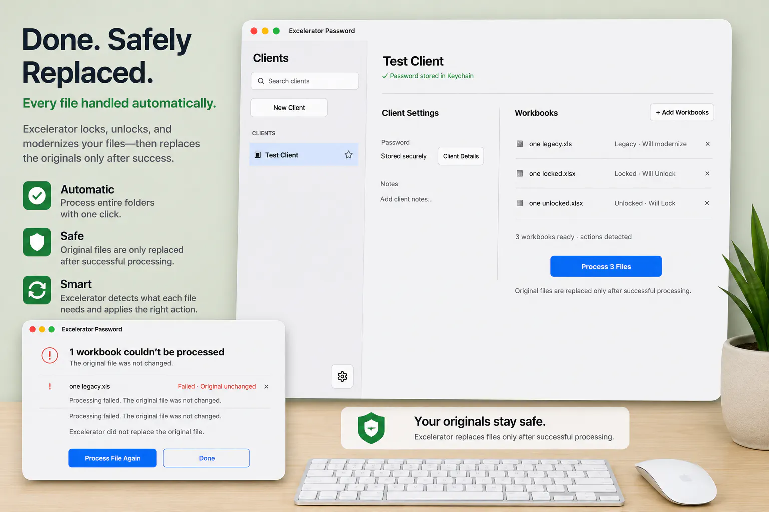 Excelerator Password 2.0 screenshot