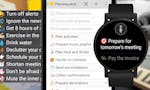 Checklist for Wear OS image