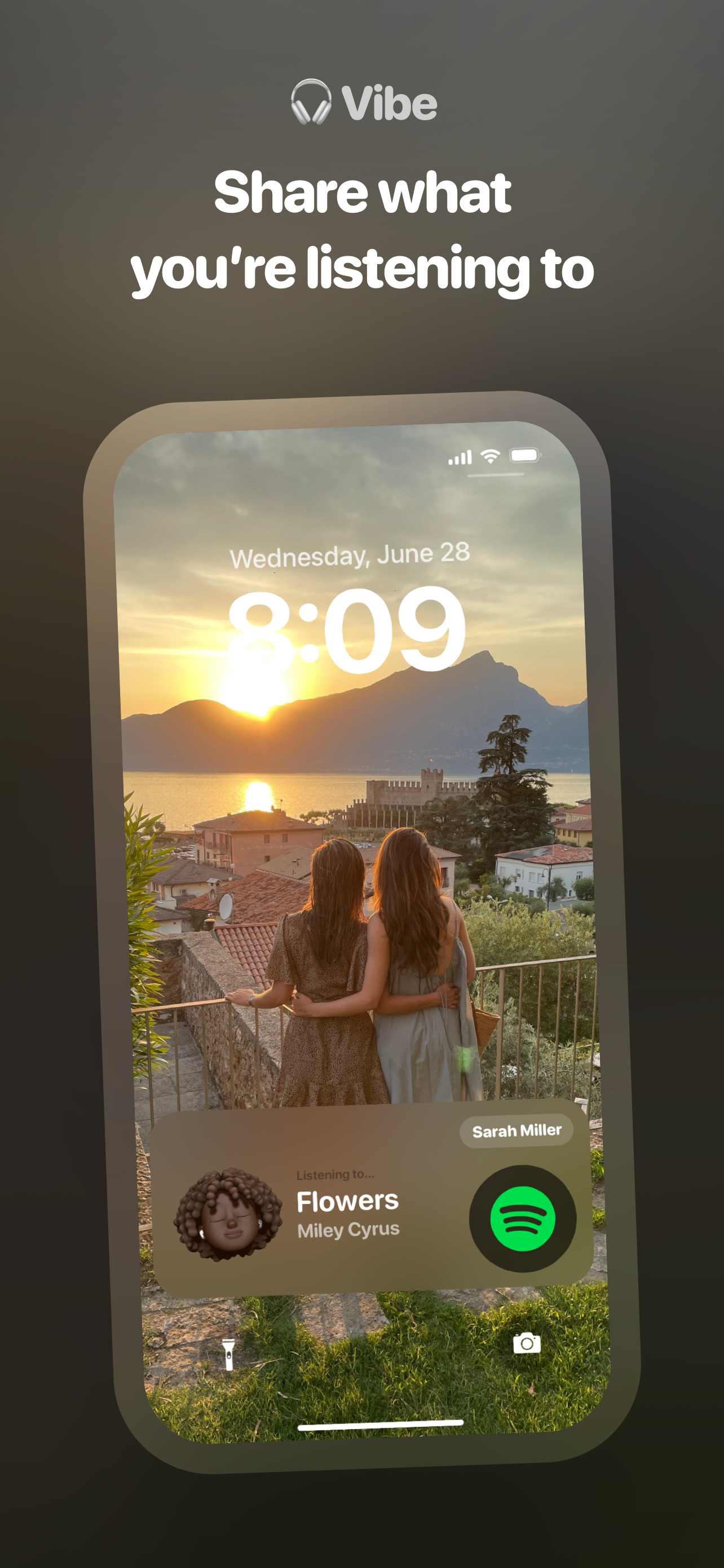 Vibes widget media 3