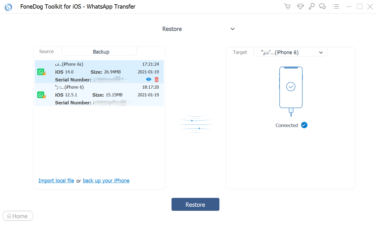 Fonedog WhatsApp Transfer media 1