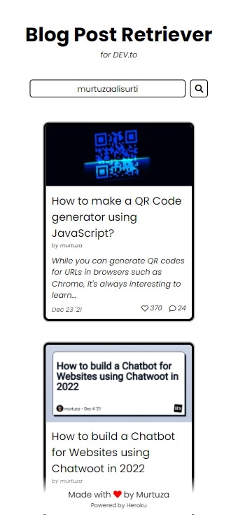 Blog Post Retriever gallery image