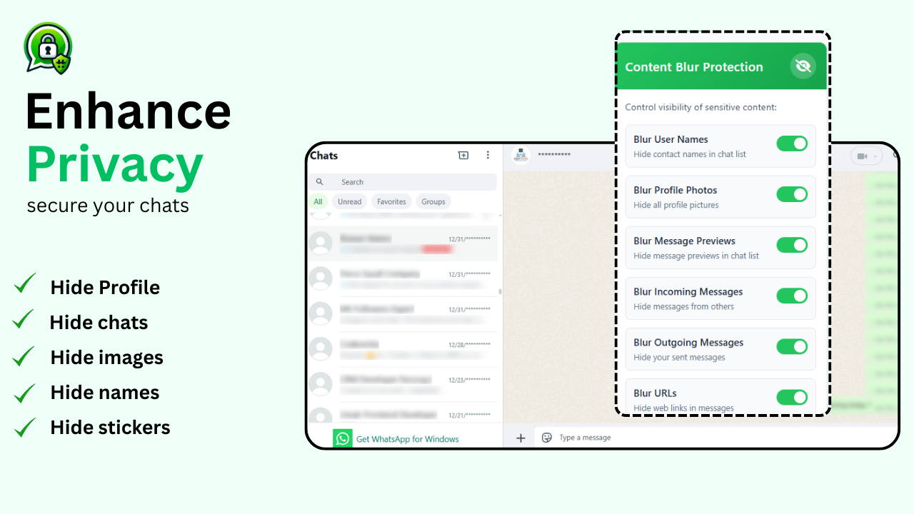 WhatsApp 웹의 개인 정보 확장 - WhatsApp 개인 정보를 향상시킵니다 미디어 4