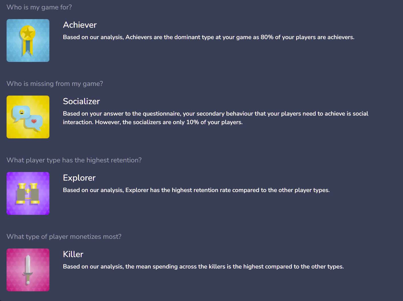 Thunderstruck - Understand video game players based on their behaviour. media 3
