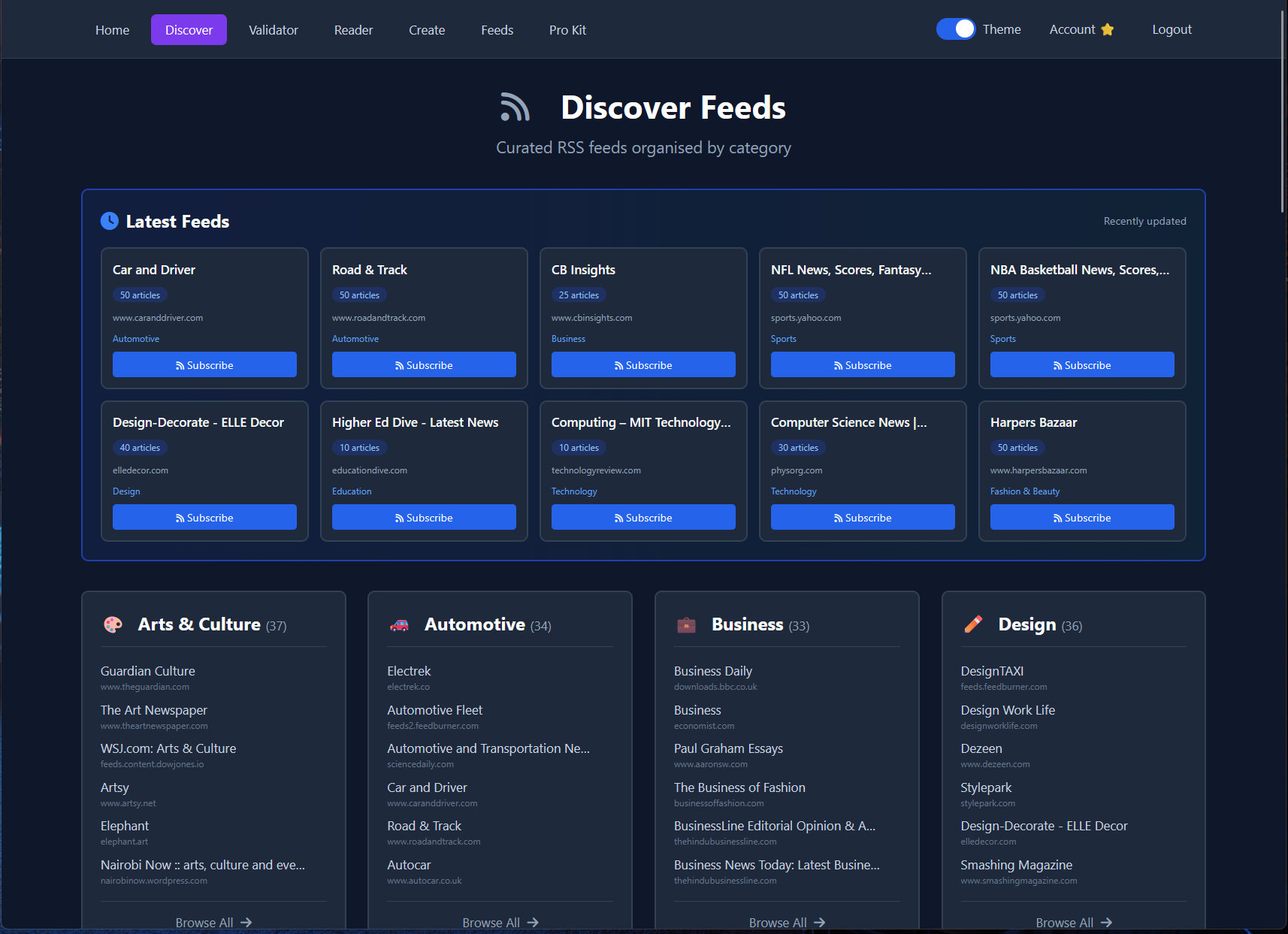 RSS Kit - Screenshot 5 showing product features and functionality