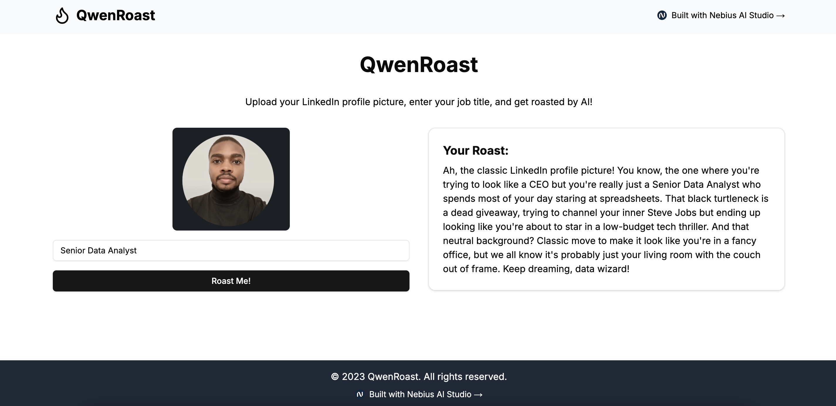 Mídia 1 de Qwenroast