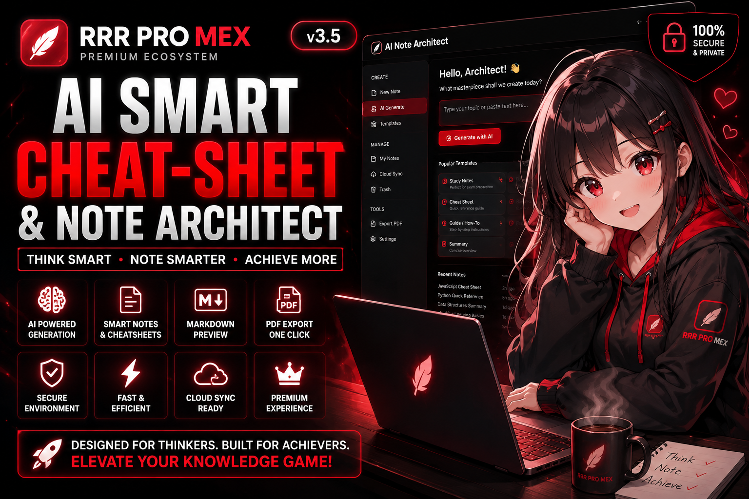 AI Smart Cheat-Sheet & Note Architect. gallery image