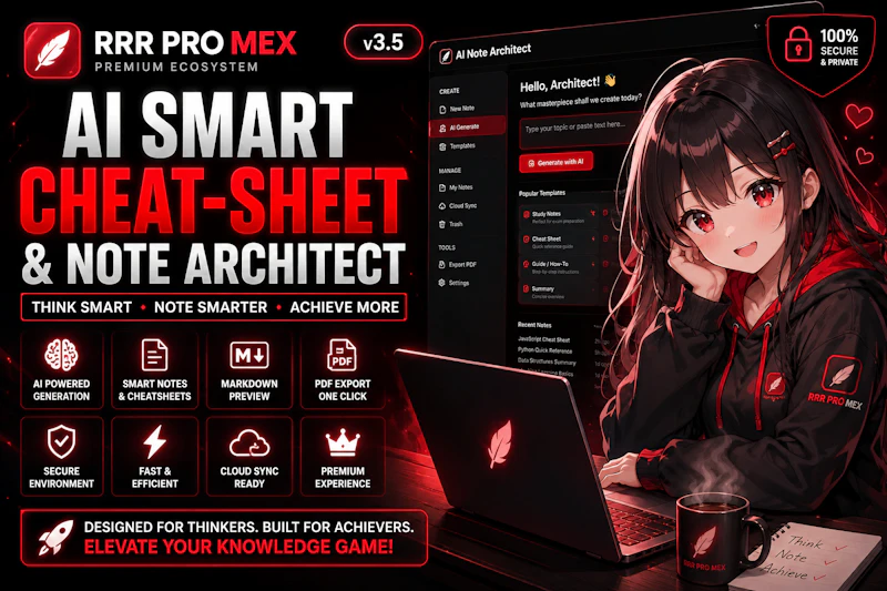 AI Smart Cheat-Sheet & Note Architect. screenshot 1