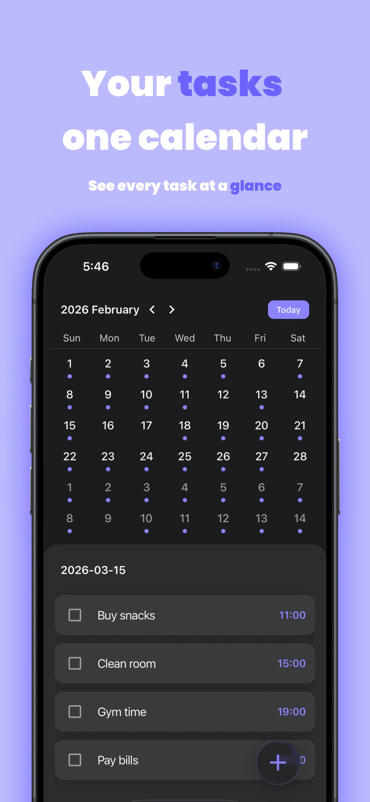 TaskCal - Task Management App